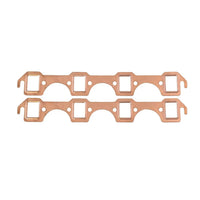 Ford SBF 289 302 351W Copper Header Gasket Set Rectangle Port