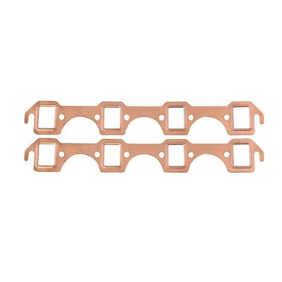 Ford SBF 289 302 351W Copper Header Gasket Set Rectangle Port