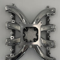 Polished Aluminum Single Plane Carburetor Swap Intake Manifold Compatible with GM LS Gen III/IV LS3 L92 Engines 6.2L V8 Rectangular Port Heads 2500-7000 RPM With Seals & Bolts L76 L76 L77 L94 L96 6.0L