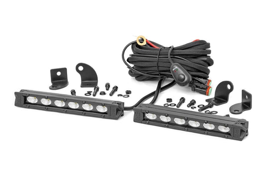 6 Inch Black Series LED Light Bar | Slim Line | Pair