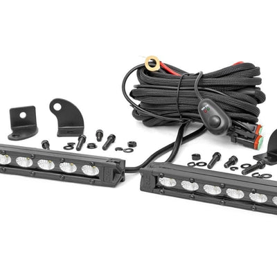 6 Inch Black Series LED Light Bar | Slim Line | Pair