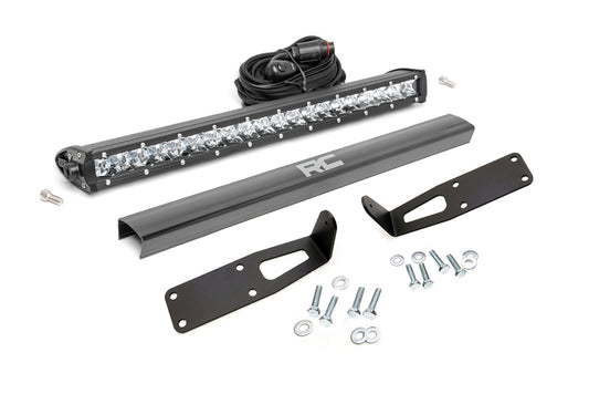 LED Light Kit | Bumper Mount | 20" Black Single Row | Ram 2500/3500 (10-18)