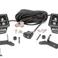 Jeep 2-inch LED Lower Windshield Kit (18-24 Wrangler JL, 20-24 Gladiator JT | Black-Series w/ White DRL)