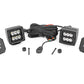 LED Light Kit | Cowl Mount | 2" Black Pair | Jeep Gladiator JT/Wrangler JL (18-24)