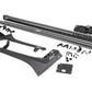 Jeep 50-inch Straight LED Light Bar Upper Windshield Kit w/ Single-Row Black Series LED (20-24 Gladiator JT, 18-24 Wrangler JL)