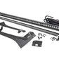 Jeep 50-inch Straight LED Light Bar Upper Windshield Kit w/ Single-Row Black Series LED | White DRL (20-24 Gladiator JT, 18-24 Wrangler JL)