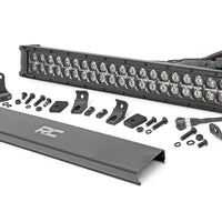 20 Inch Black Series LED Light Bar | Dual Row | Cool White DRL