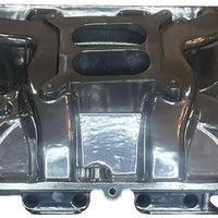 Polished Aluminum Intake Manifold For Ford FE Series  Dual Plane 1500-6500 RPM