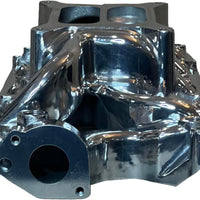 Polished Aluminum Intake Manifold Fits Small Block Ford 302 Dual Plane, Air Gap