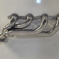 Stainless Steel Shorty Exhaust Headers – Fits 1999-2001 GMC Sierra 1500 2500, 2000-2001 GMC Yukon 4.8L 5.3L with EGR – Direct Bolt-On Manifold Replacement