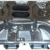 Polished Aluminum Intake Manifold For Ford FE Series  Dual Plane 1500-6500 RPM