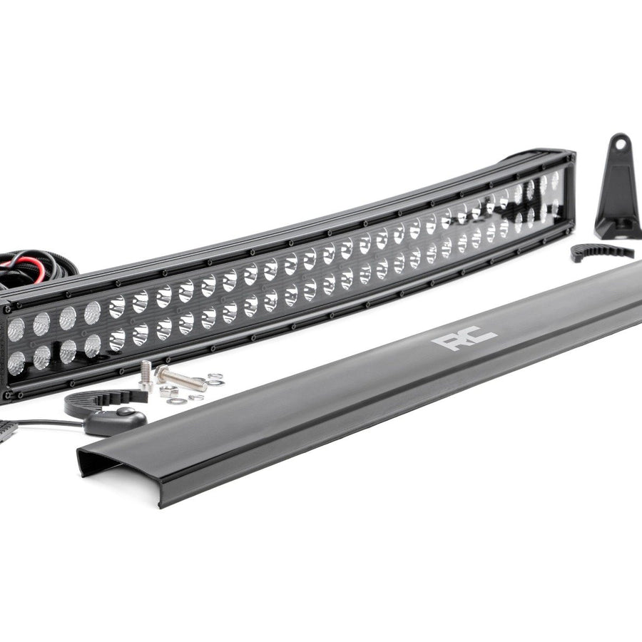 30 Inch Black Series LED Light Bar | Curved | Dual Row