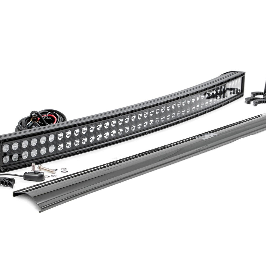 40 Inch Black Series LED Light Bar | Curved | Dual Row