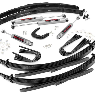 4 Inch Lift Kit | 52 Inch RR Springs | Chevy/GMC 3/4-Ton Suburban 4WD (88-91)