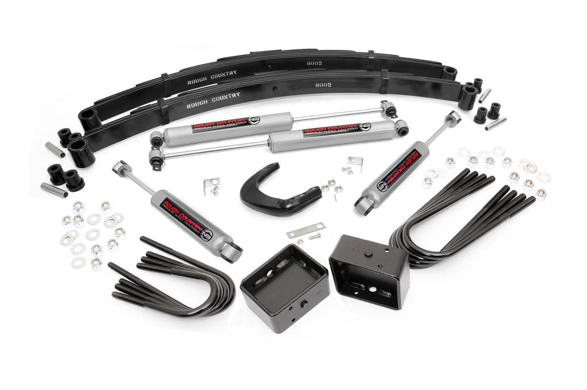 4 Inch Lift Kit | Rear Blocks | Chevy/GMC 3/4-Ton Suburban/C25/K25 Truck (73-76)