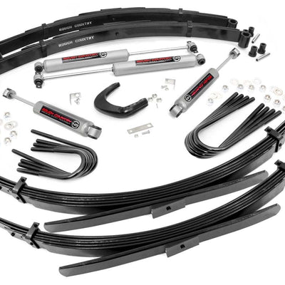 4 Inch Lift Kit | 56 Inch RR Springs | Chevy/GMC 3/4-Ton Suburban 4WD (88-91)