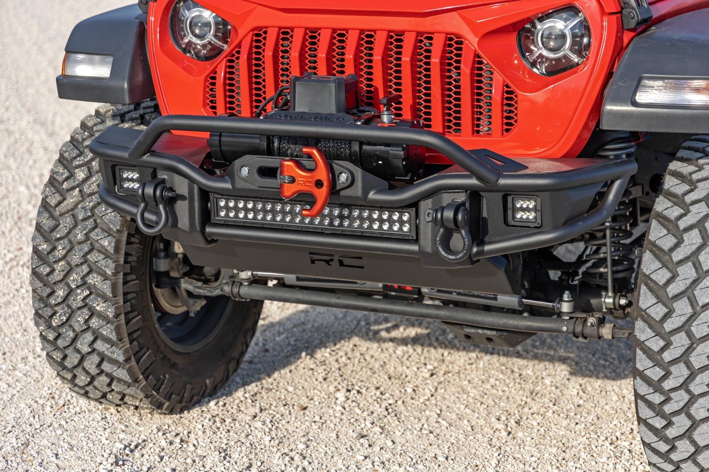 Front Winch Bumper | Tubular | Skid Plate | Jeep Gladiator JT/Wrangler JK & JL