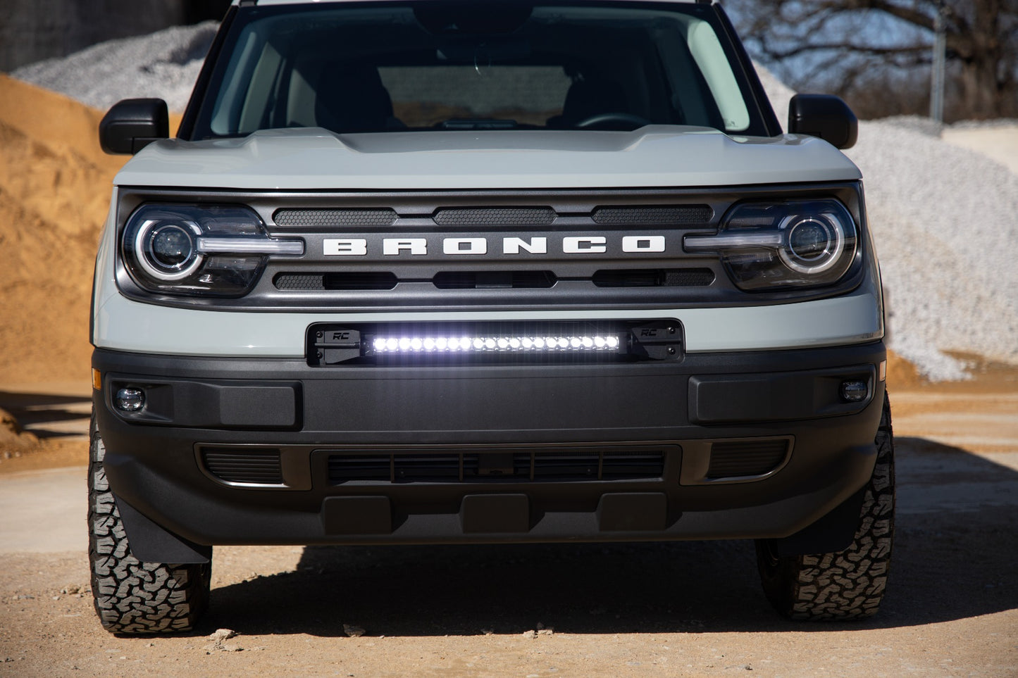 LED Light Kit | Bumper Mount | 20" Chrome Single Row | Ford Bronco Sport (21-24)