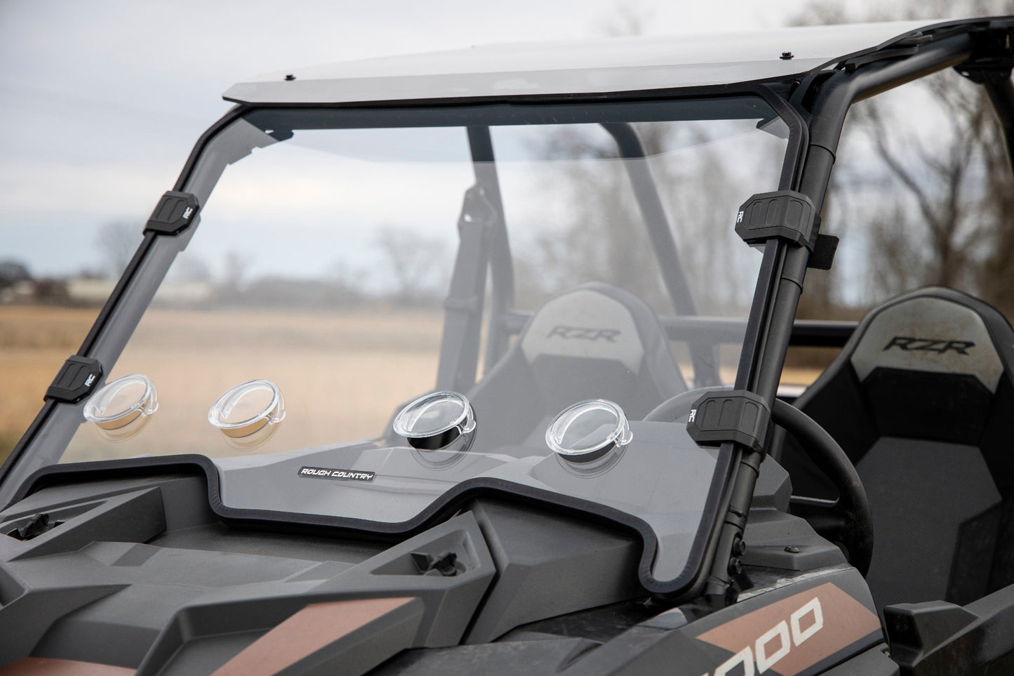 Vented Full Windshield | Scratch Resistant | Polaris RZR