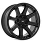 Rough Country 81 Series Wheel | One-Piece | Semi Gloss Black | 20x10 | 6x5.5 | -25mm