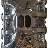 Polished Aluminum Intake Manifold For Ford FE Series  Dual Plane 1500-6500 RPM