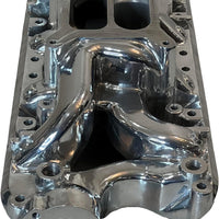 Polished Aluminum Intake Manifold Fits Small Block Ford 302 Dual Plane, Air Gap
