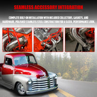 Stainless Steel Block Hugger Headers For Small Block Chevy SBC 305 327 350 400