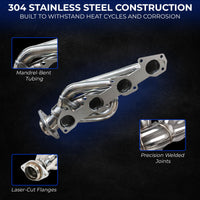 Stainless Shorty Headers – Ram 1500 5.7 Hemi