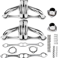 Stainless Steel Block Hugger Headers For Small Block Chevy SBC 305 327 350 400