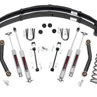 4.5 Inch Lift Kit | RR springs | Jeep Cherokee XJ 2WD/4WD (1984-2001)