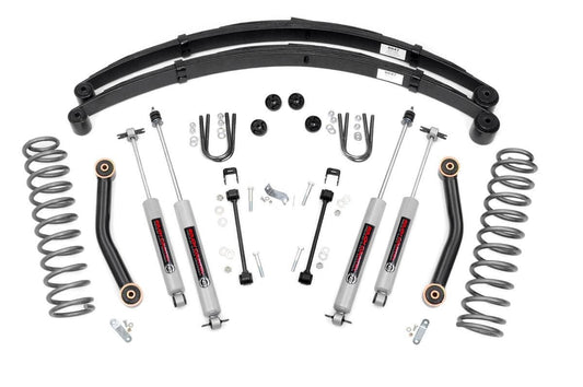 4.5 Inch Lift Kit | RR springs | Jeep Cherokee XJ 2WD/4WD (1984-2001)