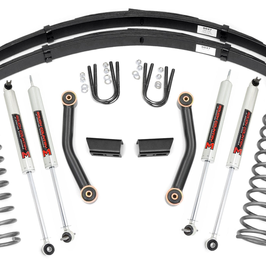 3 Inch Lift Kit | Series II | RR Springs | M1 | Jeep Cherokee XJ (84-01)