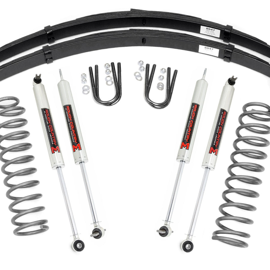 3 Inch Lift Kit | RR Springs | M1 | Jeep Cherokee XJ 2WD/4WD (1984-2001)
