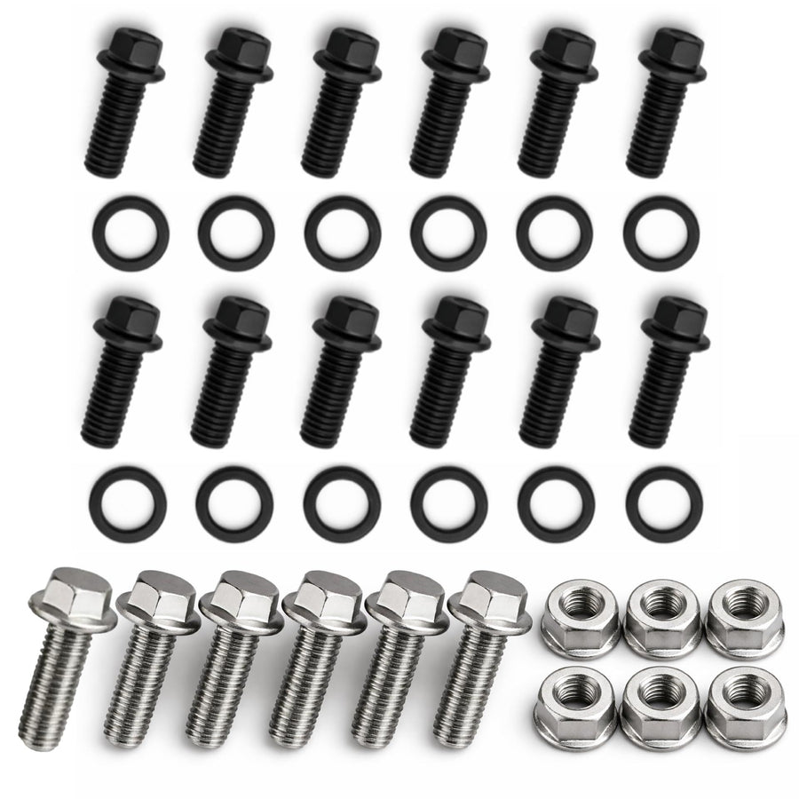 12pc SBC Header Bolts 3/8-16 x 1