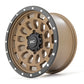 Rough Country 87 Series Wheel | Simulated Beadlock | Bronze/Black | 17x8.5 | 5x5 | +0mm