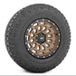 Rough Country 87 Series Wheel | Simulated Beadlock | Bronze/Black | 17x8.5 | 5x5 | +0mm