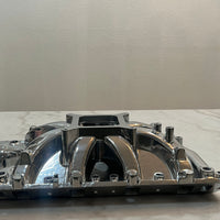 Polished Aluminum Intake Manifold for Ford 351W, Single Plane Air Gap