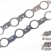2 PCS MLS Exhaust Manifold Gasket with Bolts for LS Engines 4.8L 5.3L 5.7L 6.0L 6.2L Replaces 12617944 12600530 551696 LS1 LS2 LS3 LS6 Swap Kit