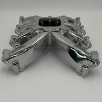 Polished Aluminum Single Plane Carburetor Swap Intake Manifold Compatible with GM LS Gen III/IV LS3 L92 Engines 6.2L V8 Rectangular Port Heads 2500-7000 RPM With Seals & Bolts L76 L76 L77 L94 L96 6.0L