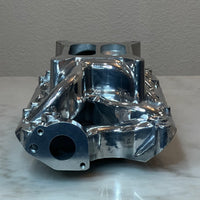 Polished Aluminum Intake Manifold Fits Small Block Ford 302 Dual Plane, Air Gap