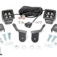 LED Light | Cage Mount | 2" Black Pair | White DRL | Honda Pioneer 1000/1000-5