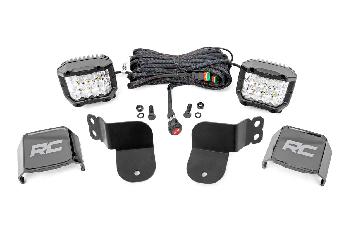 LED Light Kit | Cage Mount | 3" OSRAM | Wide Angle | Polaris General