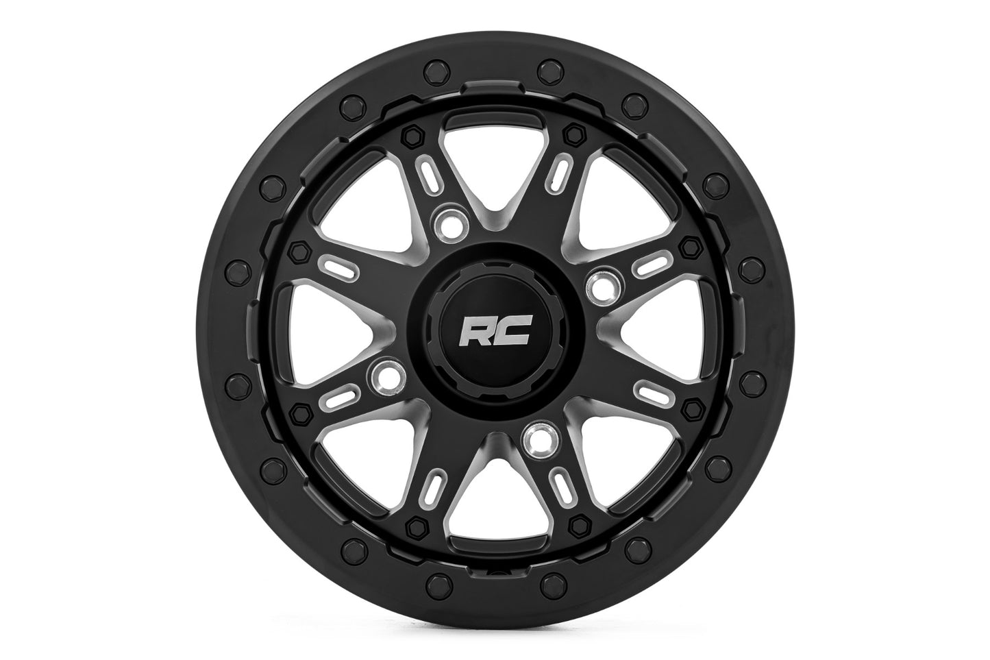 Rough Country 94 Series Wheel | UTV | Matte Black | 14x7 | 4x156 | +10mm