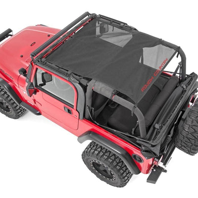 Mesh Bikini Top Plus | Black | Jeep Wrangler TJ (97-06)/Wrangler YJ (92-95)