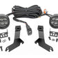 LED Light Kit | Ditch Mount | Black Series Round | 3.5 Inch | Amber DRL | Chevy 1500 (99-06)