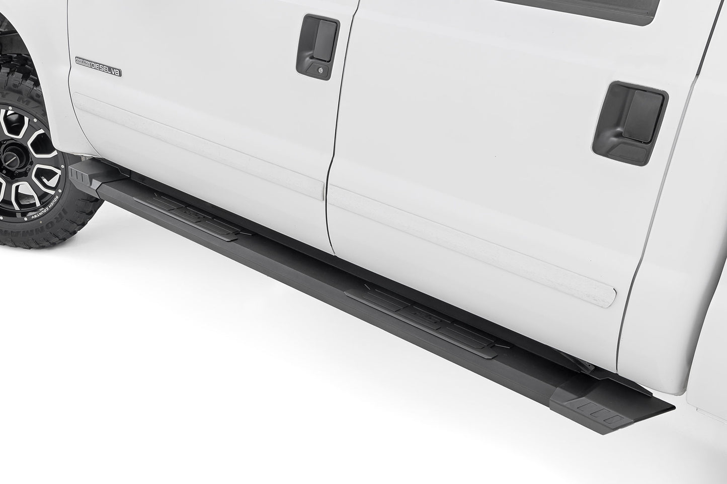 HD2 Aluminum Running Boards | Super Crew Cab | Ford F-250/F-350 Super Duty (99-16)