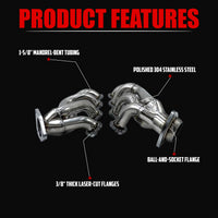 Exhaust Headers with Upgraded Gaskets