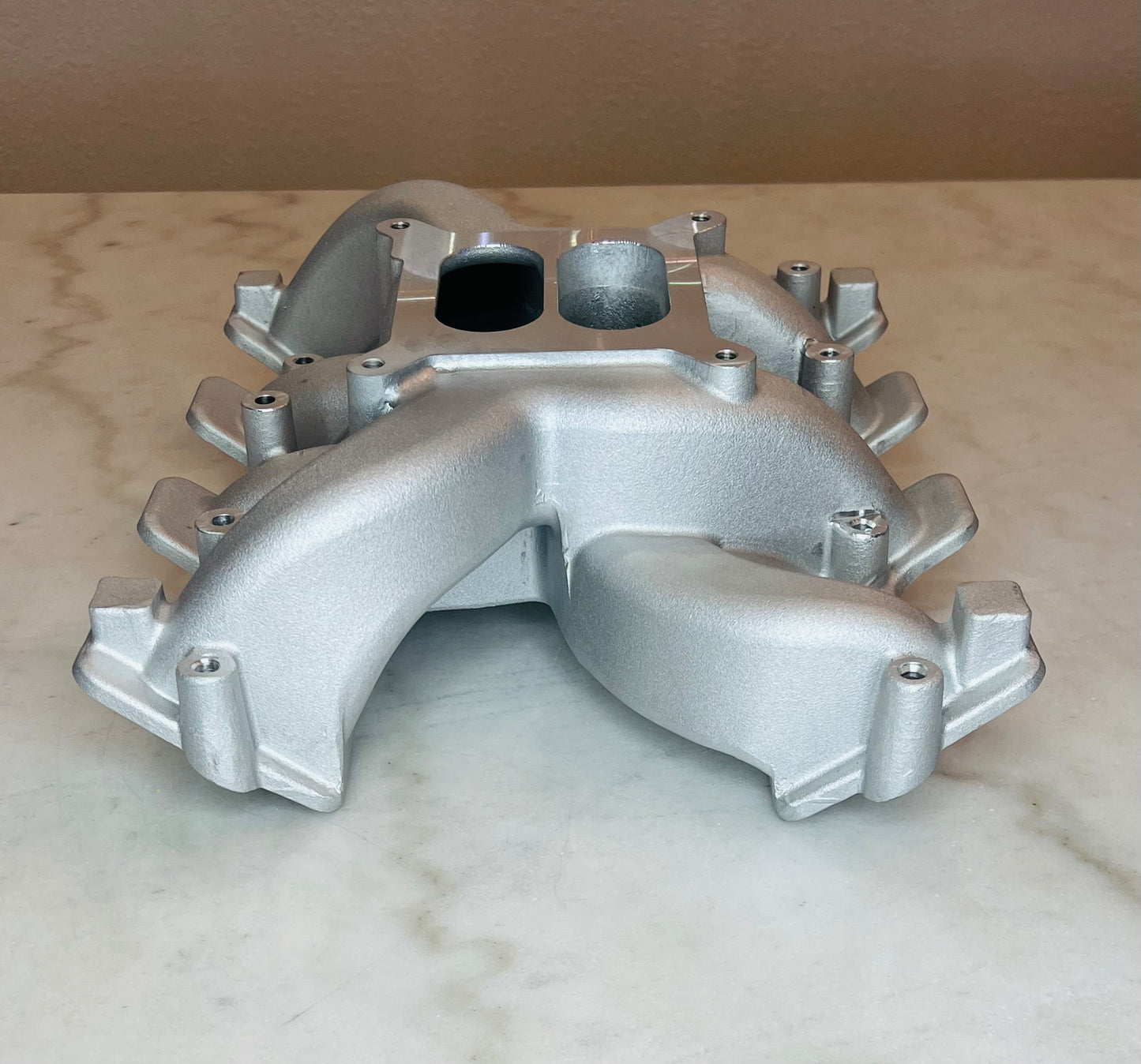 Dual Plane Carburetor Intake Manifold For Cathedral Port LS Engines