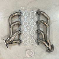 Exhaust Headers Polished 304 Stainless Steel for 2002-2013 Chevy GMC Silverado Sierra Tahoe Yukon Escalade  4.8L 5.3L 6.0L 6.2L V8 1 5/8 in. tube size