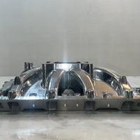 Polished Aluminum Intake Manifold for Ford 351W, Single Plane Air Gap